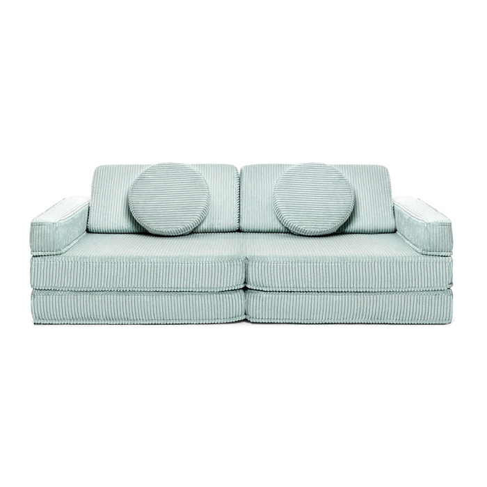 Cord Kindersofa in Peppermint – frisches, weiches Sofa für Kinderzimmer